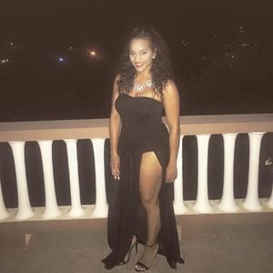 Leotard sheer dress